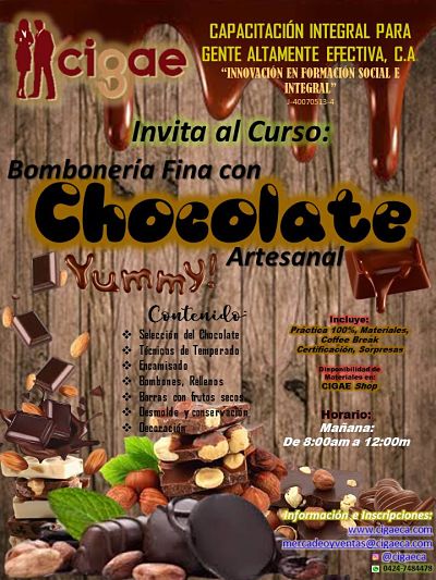 Curso chocolateria